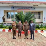 Le gouverneur de l’Ituri, le général Gaby Kasongo, reçoit le commandant de la Force de la MONUSCO à Bunia.