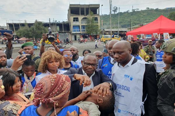 Campagne de vaccination au Nord-Kivu contre la poliomyélite