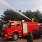 Incendies à Bunia et intervention d’un camion anti-incendie