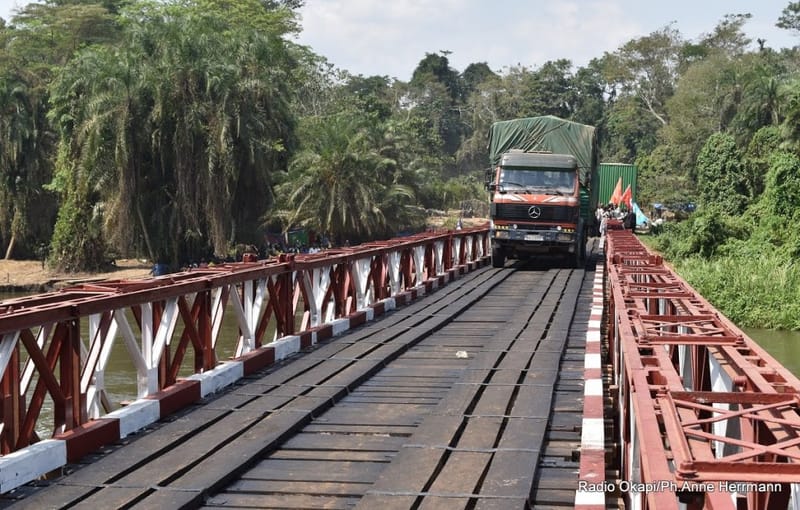 Pont Ituri entre Komanda et Mambasa sur la RN4