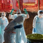Équipes sanitaires engagées dans la riposte contre Ebola en Ituri.